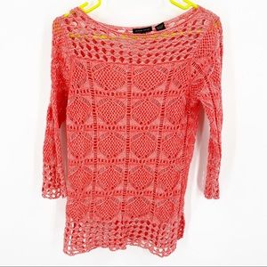 Jeanne Pierre 100% Cotton Lightweight Sweater S